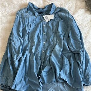 Torrid Light Blue Denim Shirt